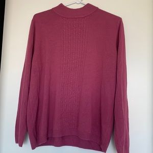 Pink vintage crew neck sweater